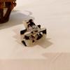 New checkerboard acetate hairpin elegant temperament female back of the head grab clip