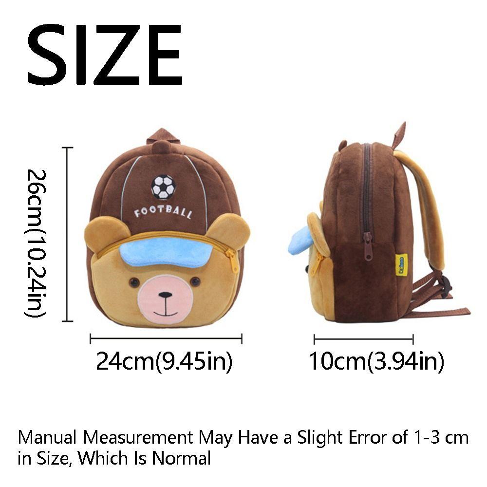 Lightweight Children's Backpack Plush Kindergarten Backpack Children School Bag Outing Leisure