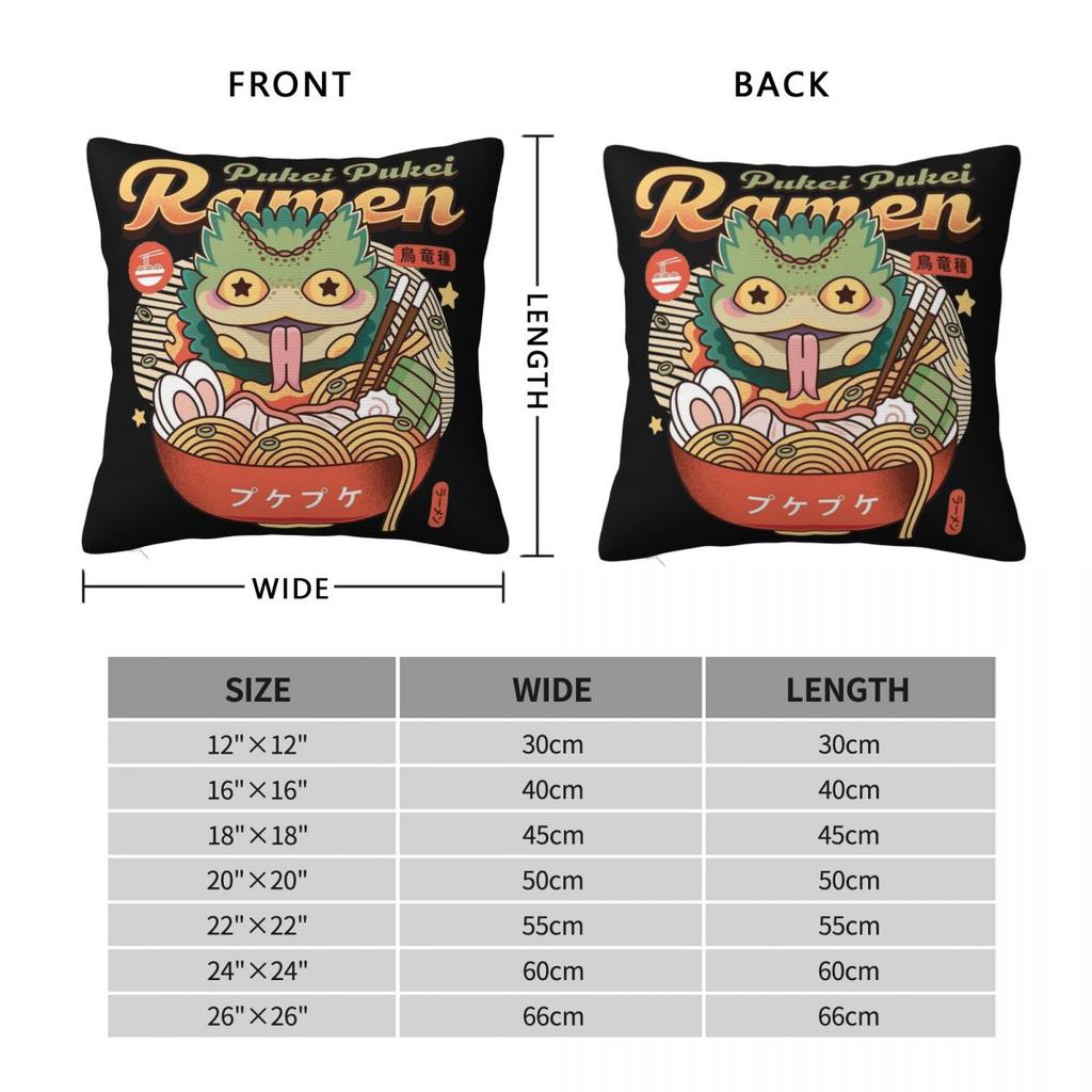 Пукей Пукей Рамен Охотники на Монстров Наволочка Мягкая Наволочка Декорации Игра Аниме Наволочка Подушка Дома
