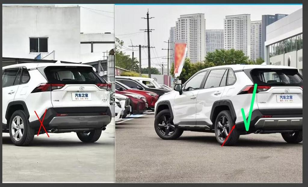 Брызговики Premium 2023-2024 (4 шт) для Toyota Rav 4 2019- гг