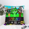 Квадратная наволочка Sprunki, чехлы для подушек, новинка, полиэстер, декоративная наволочка для сиденья 40*40 см