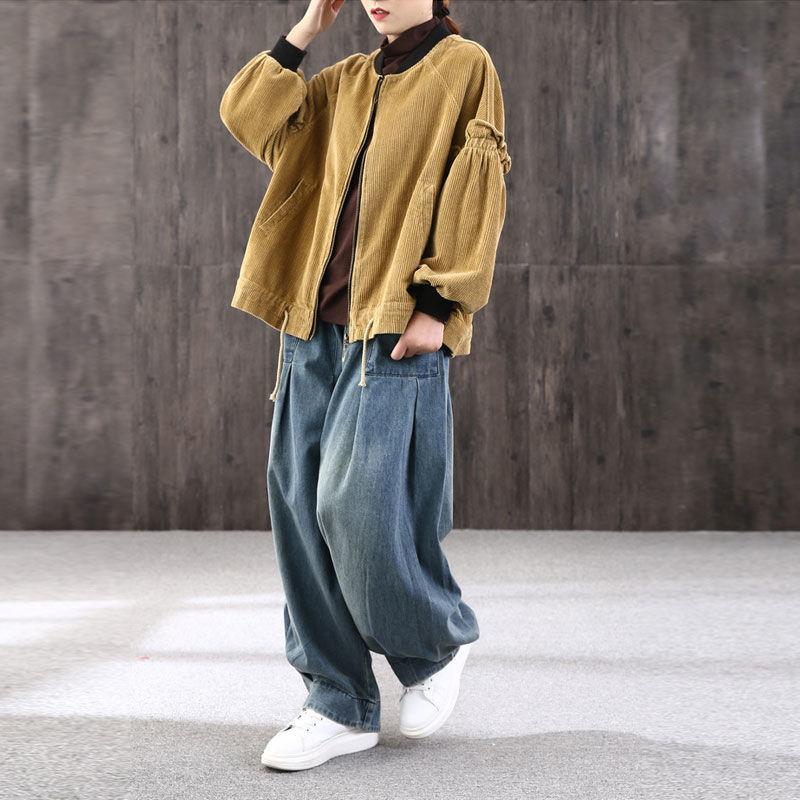 Baggy Oversize Jeans Women Denim Casual Cross Pants Female Vintage Harem Pants Trousers Bloomers Mom Wide Leg Jeans