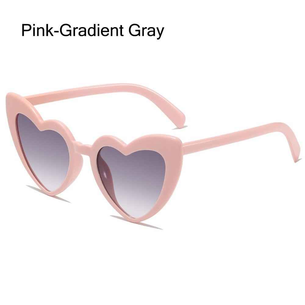 Vintage Heart-Shaped Sunglasses UV Protection Eyewear for Party, Balls, and Photo Props for Women
