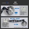 HEIGHTEN 130mm Baitcasting Reel Handle, 7 Colors, Made from 70mm Aerospace Aluminum, Compatible with Shimano, Daiwa, Abu Garcia Baitcasting Reels (Dar