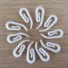 200PCS White Plastic Curtain Hooks Rings For Hanging Window Curtains In Home Office Car Durable Hangers Replacement Parts For Curtain Rods