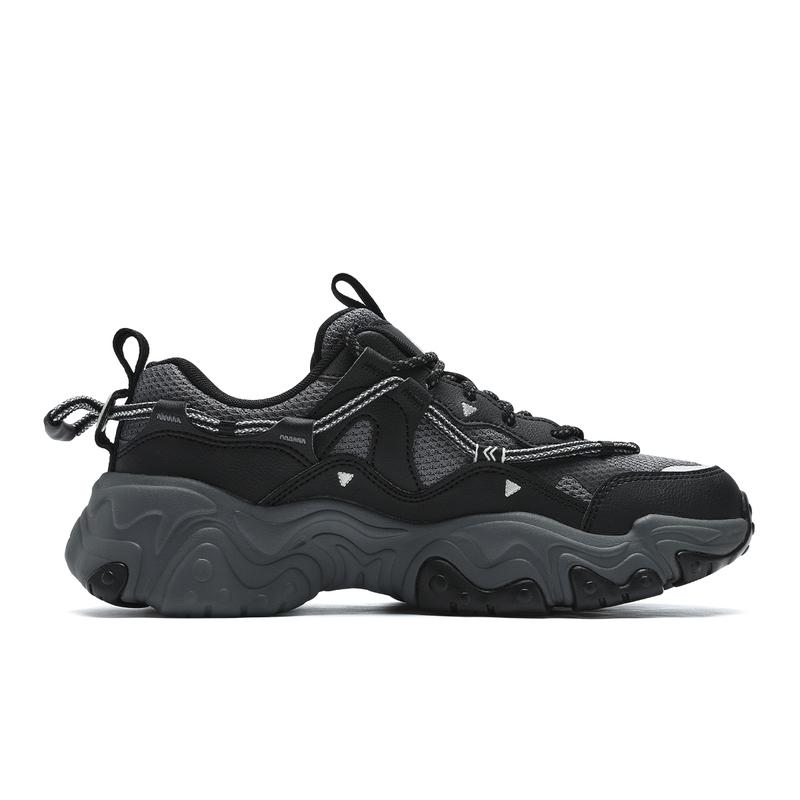 Fila Fluid 5 Кошачья лапка 5 Модные Универсальные Повседневные Спортивные Ретро Удобные Прочные Кроссовки с низким верхом Женские кроссовки Черный Серый F12W442115FBV
