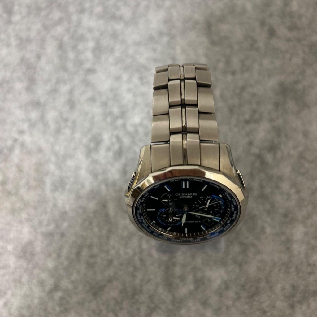 Used Casio Oceanus Manta OCW-S1400 Radio Solar Titanium Chronograph OCEANUS Manta [Yellow-37]