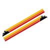 2Pcs Vintage Color Strip Mountain Car Door Stickers, Retro Scenery Vinyl Decal, Offroad Vehicle Side Body Exterior Decor Parts