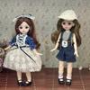 Attractive Eyes Princess Dress Up BJD Dolls Long Hair Princess Makeup Ball Joint Doll  Girl Gift