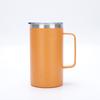 20oz Stainless Steel Thermos Cup with Straw and Handle - Perfect for Coffee and Cold Drinks