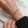 New South Korea Metal Chain Bracelet Elegant Fashion Simple Geometric Bracelet Women's Jewelry
