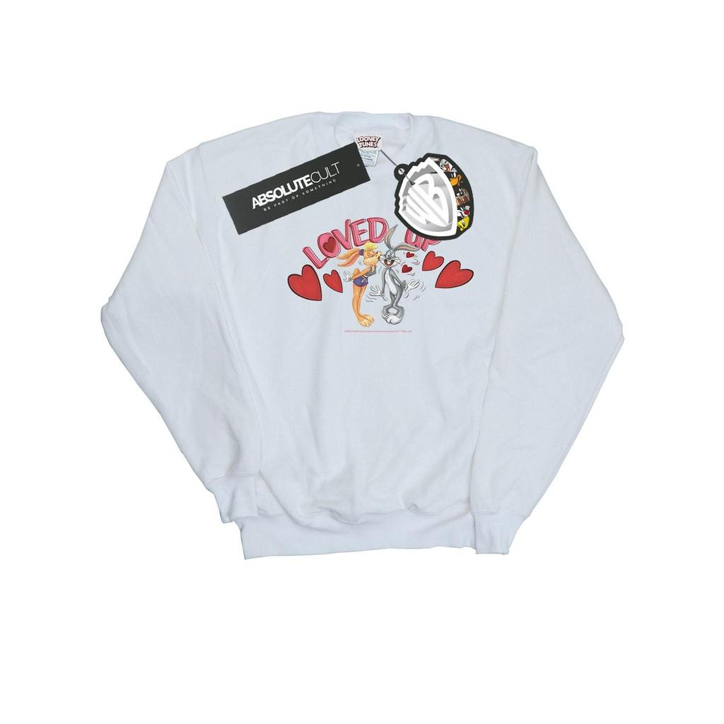 Looney Tunes Mens Bugs Bunny And Lola Valentine´s Day Loved Up Sweatshirt