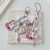Y2K Phone Charm Pink Keychain Pendant Key Chain Bag Phone Chain Cute Accessory For Girls Women Jewelry