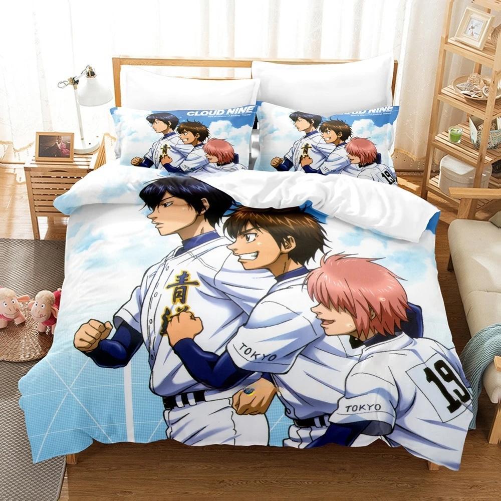 3d Print  Ace Of Diamond 2_3pcs Bedding Set Boys Girls Twin Queen Size Duvet Cover Pillowcase Bed Kids Adult Home Textiles