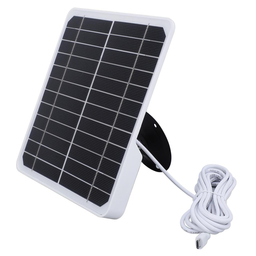 20W Wall Solar Panel IP68 Waterproof Monocrystalline Solar Panel Charger with 9.8ft Charging Cable