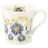 Yamaka Shoten X 9 X Hibiya Kadan Day Birthday Made In HIBIYA-KADAN "Flower Language Peacock" Mug, 300ml, Diameter Approx. 9cm, FLORIOGRAPHY,