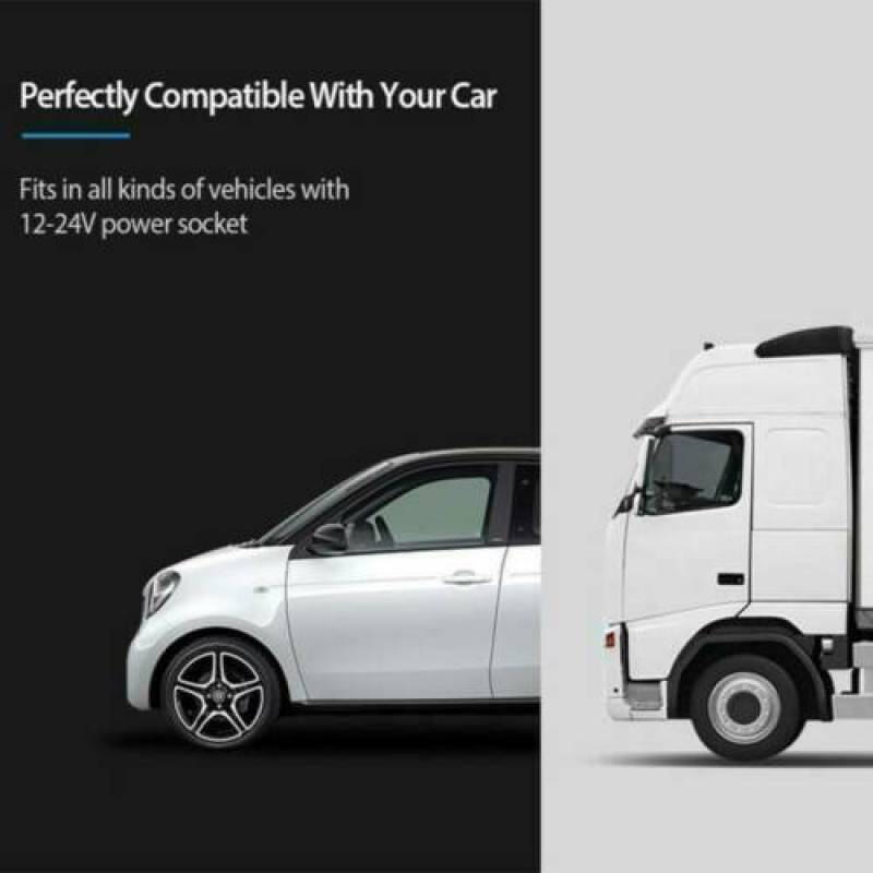 Car Dual Usb Charger Lighter Double Power Adapter Socket Splitter