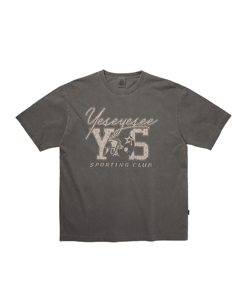 YESEYESEE Y.E.S Спортивный клуб Футболка Угольный