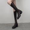 Fashion Winter Women Knee- High Chelsea Boots High Heels Platform Designer Shoes Brand 2024 Fashion New Goth Chunky Women High Boots