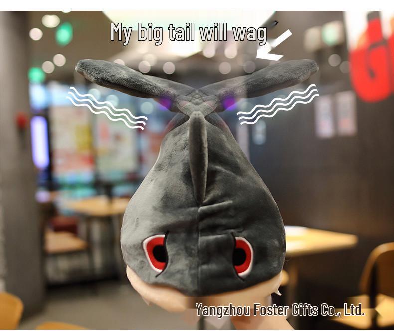 Шляпа акулы Песочная скульптура Хэллоуин Мультяшный головной убор - Забавный подарок для всех возрастов