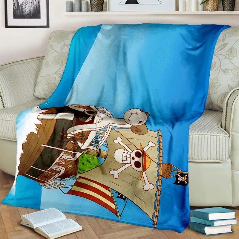 Цельное легкое фланелевое одеяло из японского аниме, универсальное одеяло для праздничного подарка, теплые и мягкие одеяла на все сезоны