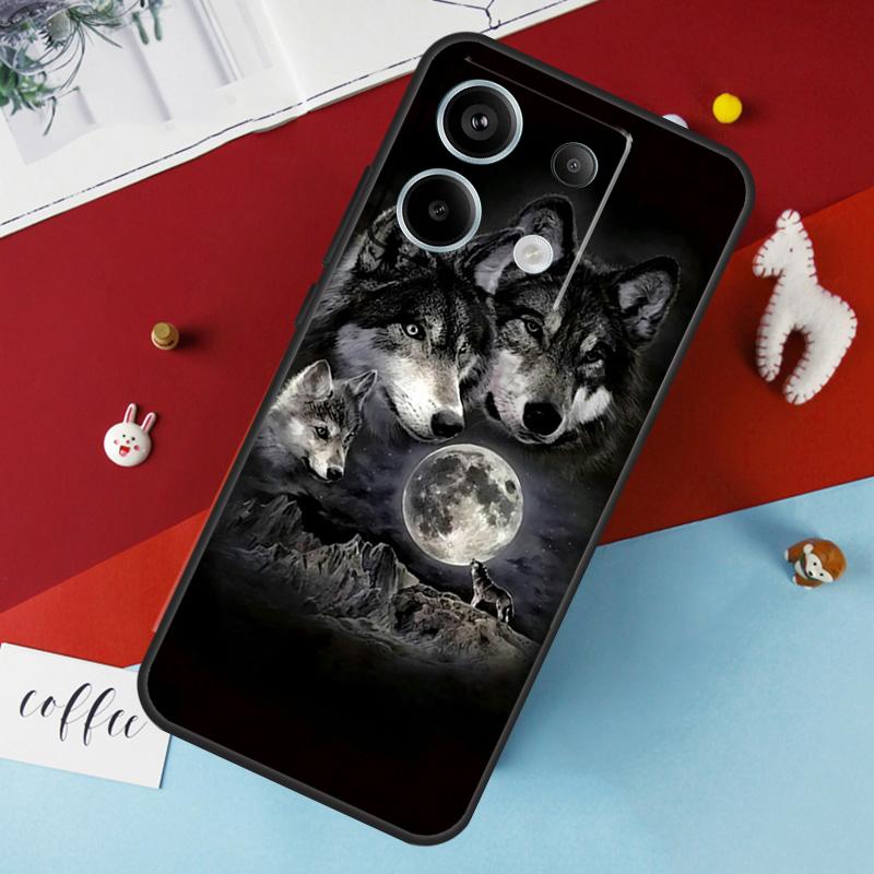 Чехол 'Животное Волк Галактика' для Xiaomi Redmi Note 14 13 Pro 12 11 10 15 Pro Plus Redmi 15 10C 12C 13C 14C 15C