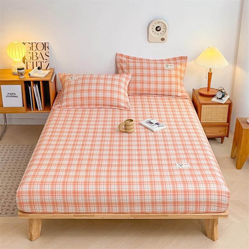 Однослойная простыня на подкладке из стираного хлопка и льна типа A Защитная простыня для матраса Simmons(Не включать наволочки)