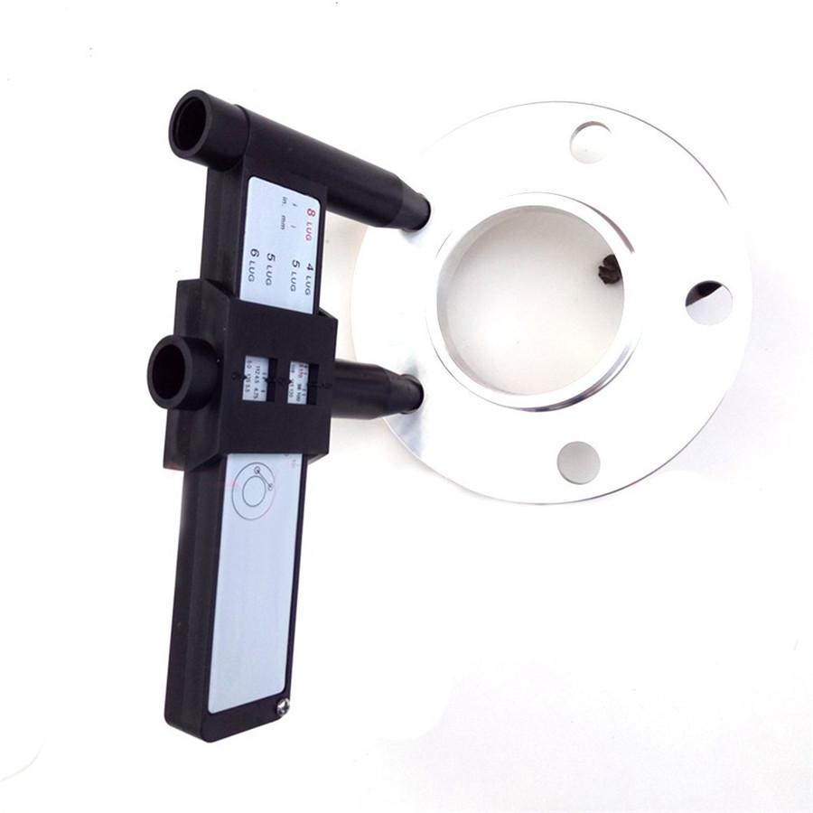 Точные болты для шин Колесные диски Шаблон Линейка PCD Измерительный инструмент 4 5 6 8 крепежных отверстий