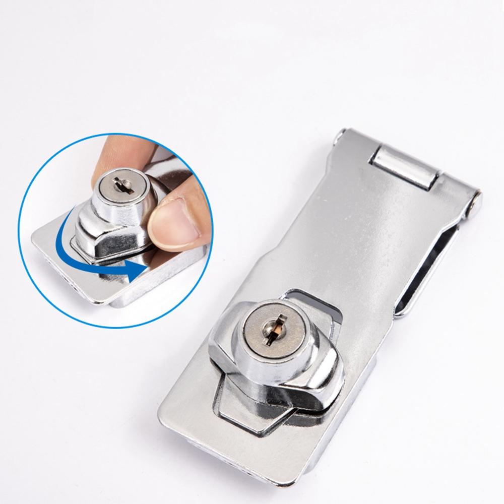 Mailbox Anti-theft Locking Hasp Cabinet Lock Drawer Lock Letter Box Locker Cabinet Drawer Catch