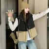 Winter Warm Sleeveless Jackets Female Stand Collar Loose Thicken Waistcoat Casual Parkas
