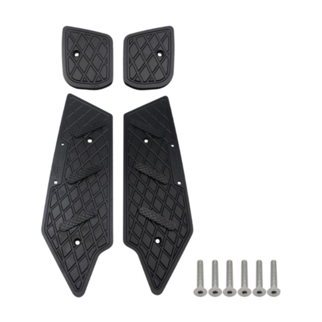 Motorcycle Footpegs Plate Pad Anti Slip Aluminum for C400x Sturdy Repair Parts