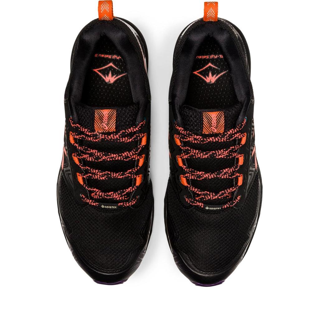 Asics Кроссовки для трейлраннинга 3 1012A846 Оранжевый GEL-FujiSetsu Gore-Tex Женские Черный/Нова 26.0