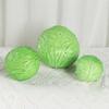 Artificial Cabbage Realistic Craft Simulation Fake Vegetable Green Purple Model for Kitchen Decor