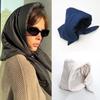 Water-repellent Winter Headscarf Thickened Triangle Scarf Fashion Warm Hood  Cold Weather