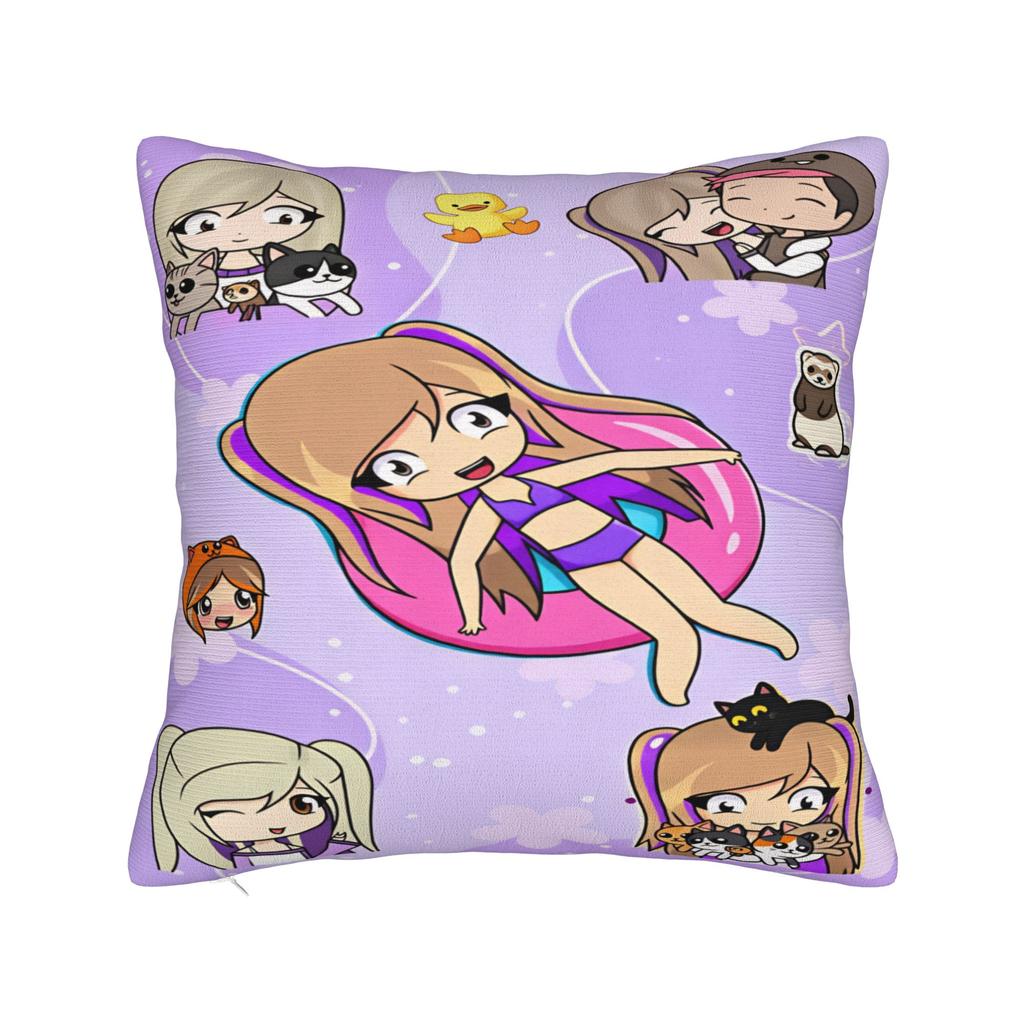 Pillow Case Pastel Banner Group Lyna Vallejos Soft  Pillow Cover For Living Room Bed Chair Cute Funny Pillowcases