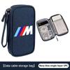 For BMW 3 Car Styling Digital Storage Bag Oxford Cloth Cable Tools Travel Purse For BMW M Sport M2 M3 M4 M5 M6 E46 E90 E60 F10 F20 E87 X3