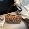 Ladies Corduroy Shoulder Bag With Letter Print Compact Crossbody For Casual Travel