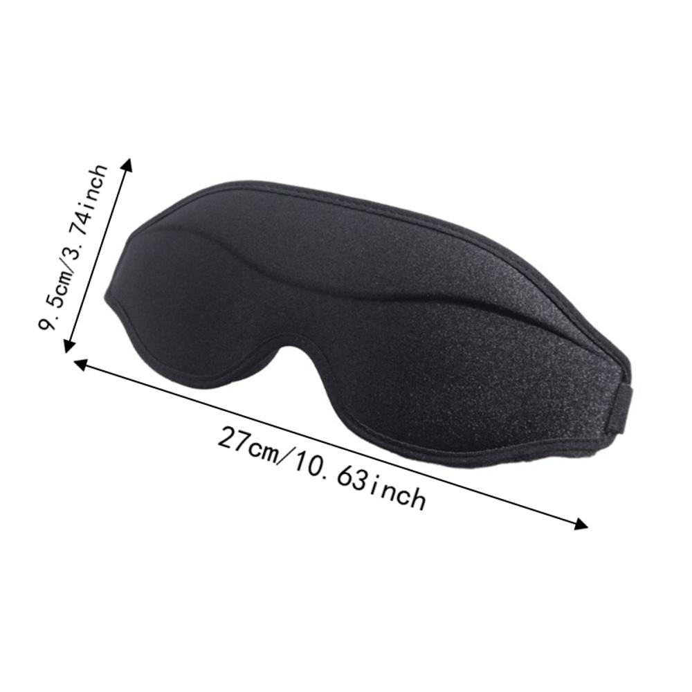 Light Blocking 3D Sleep Mask Soft Sleeping Blindfold Portable Blackout Eye Shade Household