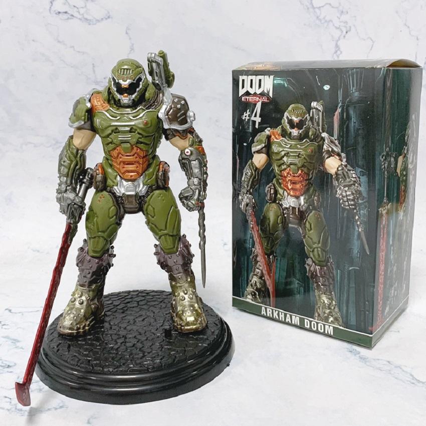 Doom 21см Убийца Вечный Охотник на Демонов Аркхэм Стоячая Поза Коллекционная Модель Настольное Украшение Кукла ПВХ Игрушка Подарки