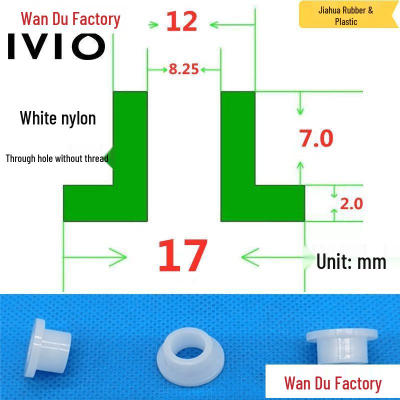 T-Shaped Nylon Insulating Bushing Spacer for M3-M35 Threads