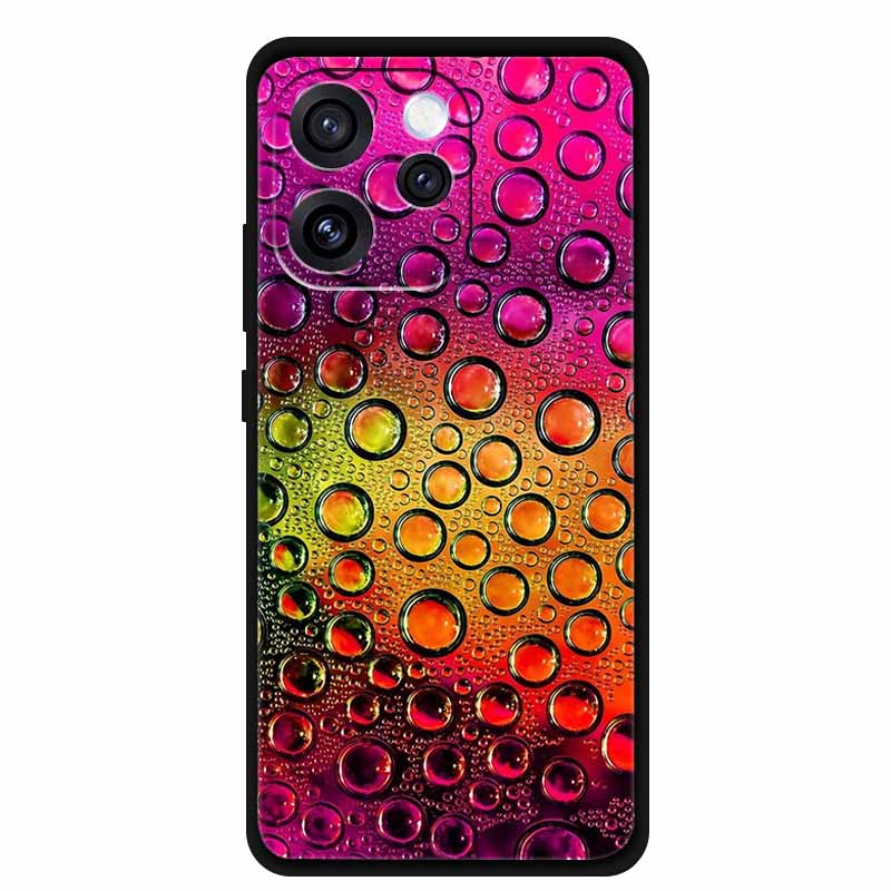 Чехол для телефона Oppo Reno15 Мягкий силиконовый чехол из ТПУ для OPPO PLW110 6,32" Черный чехол для Oppo Reno 15 5G Модный крутой корпус