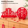 3D Wedding Ornament Wedding Supplies Xi Word Sticker Chinese Wedding Decoration Wall Stickers
