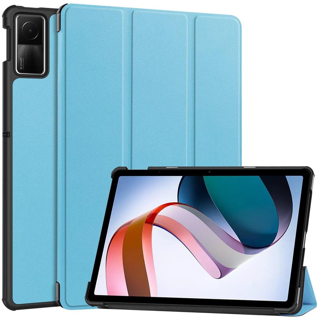 Чехол для Xiaomi Redmi Pad Se 11 дюймов, планшетный ПК, тройная складная тонкая подставка, сплошной магнитный чехол с функцией автоматического пробуждения