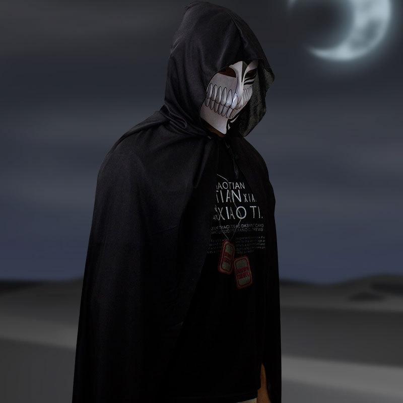 Cos анимация реквизит для выступления Bleach Ichigo Kurosaki маска призрак степ танец маска ПВХ экологически чистые материалы маска