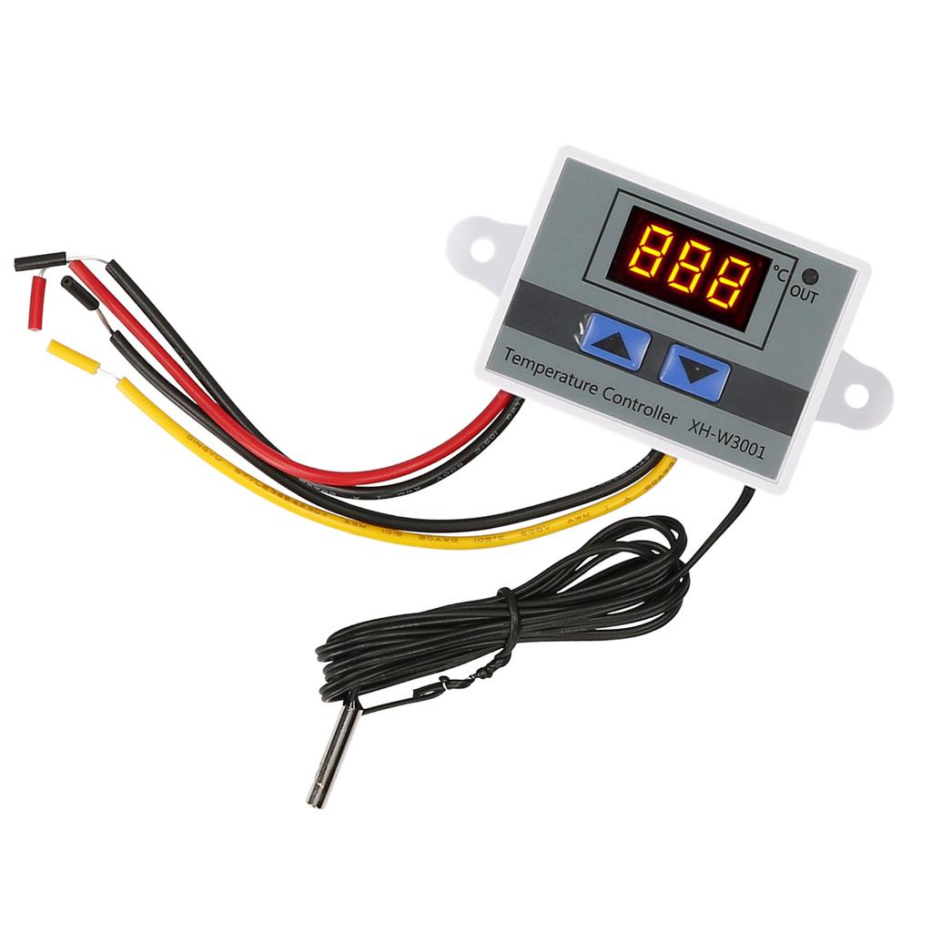 Electronic Temperature Controller LED Display Thermostat Module Temperature Temp Control Module Switch with Waterproof