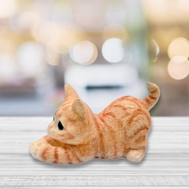 Милый Котенок Кошки Игрушка-Сжималка для Снятия Стресса с Детализированными Реалистичными Кошками Игрушка-Декомпрессор для Детей Взрослых Настольные Украшения