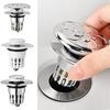 Universal Wash Basin Drain Plug Prevents Blocking Sewer Drain Cover For Kitchen Bathroom