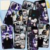 Чехол для телефона Samsung Galaxy S25 S24 S23 iPhone 16 15 Xiaomi Redmi Note 14 13 12 16E 11 ProOPPO Moto Huawei Gojo Satoru Jujutsu Kaisen аниме-чехол