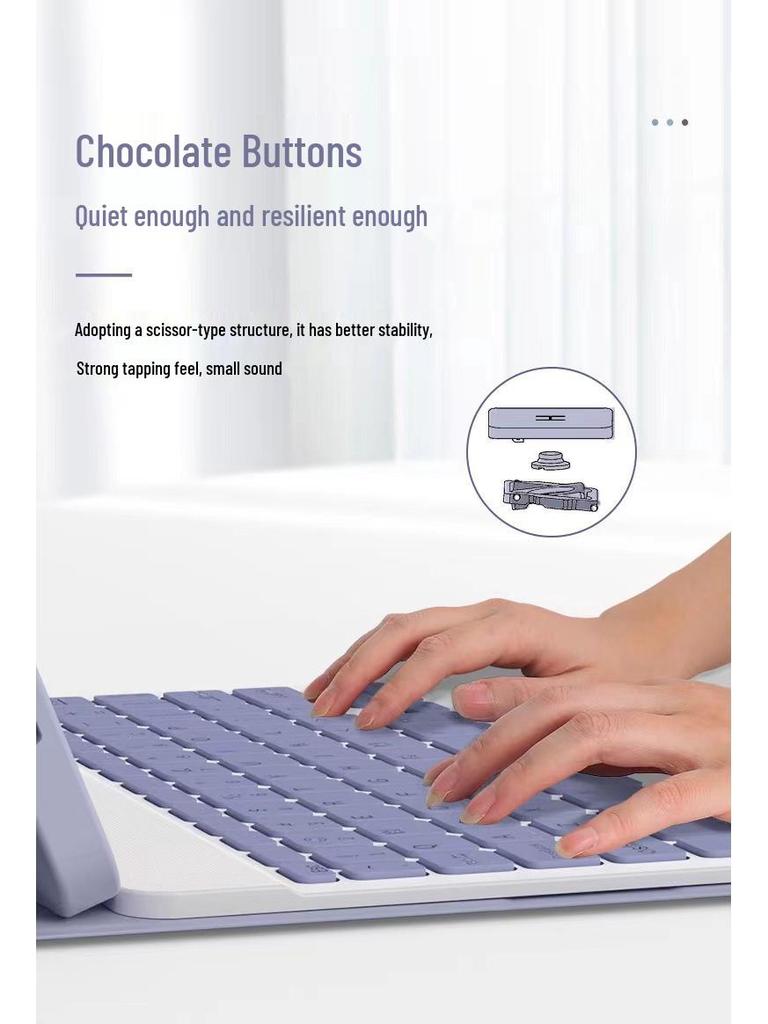 Huawei Honor Enjoy SE Tablet Case with Pen Slot & Bluetooth Keyboard for MatePad Pro 11/10.8