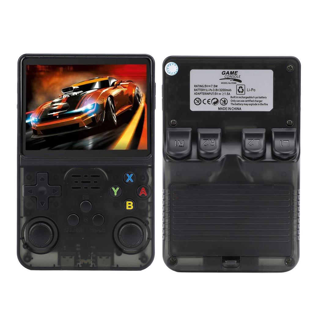 Портативная игровая консоль R36S 3200 мАч, ретро-видеоконсоль для Linux-системы, 3,5-дюймовый экран IPS, порт